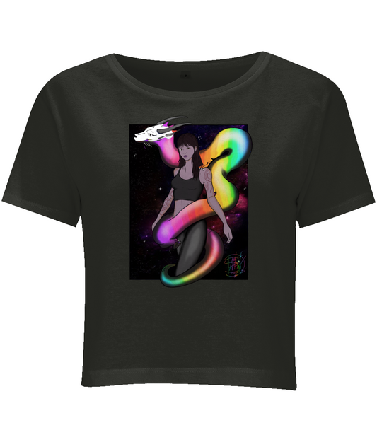 BYB BY042 Ladies Cropped Tee rainbow dragon 23