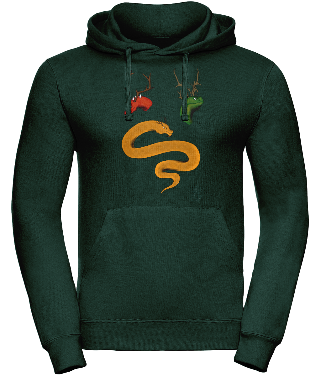 Uneek UC509 Deluxe Hoodie Trio Of Dragons