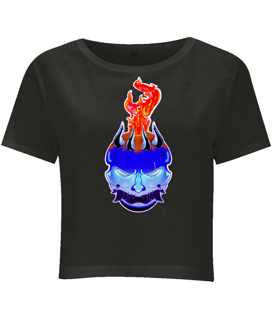 BYB BY042 Ladies Cropped Tee Hot Head