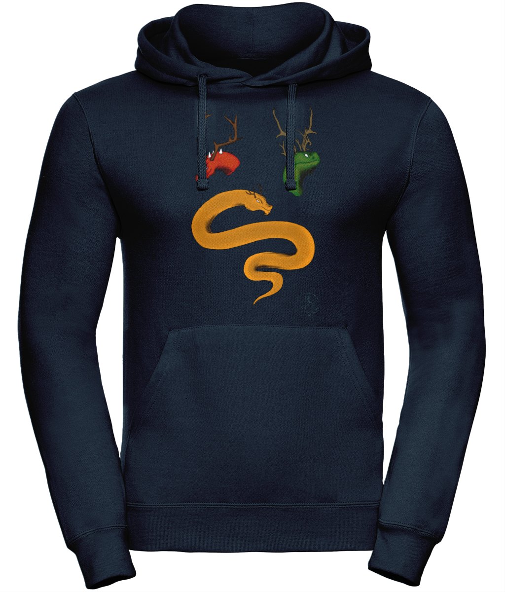 Uneek UC509 Deluxe Hoodie Trio Of Dragons