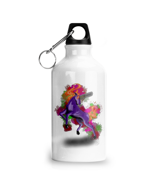 Aluminium Water Bottle Chainsaw Unicorn
