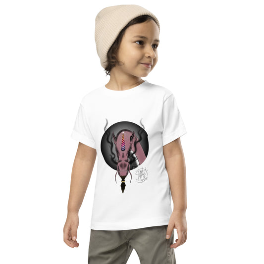 Toddler Short Sleeve Tee Sparkles The Unicorn Dragon