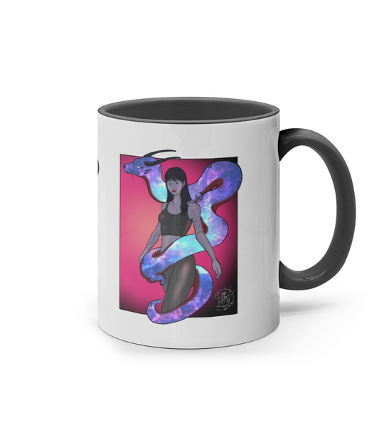 11oz Coloured Inner & Handle Mug Cosmic Twist Cosmic Twist Cosmic Twist