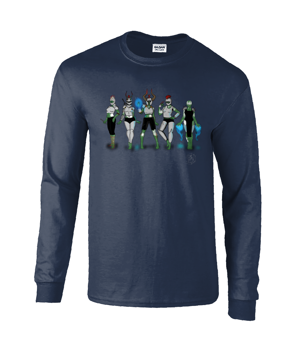 Gildan GD014 Ultra Cotton Adult Long Sleeve T-Shirt Orc Warriors