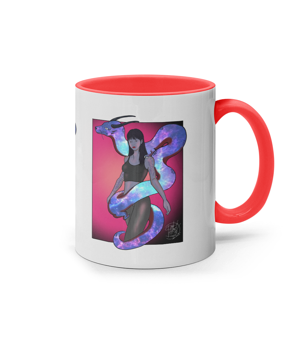 11oz Coloured Inner & Handle Mug Cosmic Twist Cosmic Twist Cosmic Twist