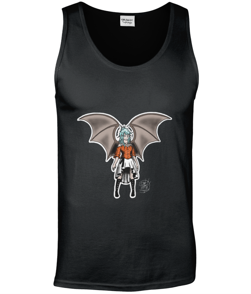Gildan GD012 Softstyle Adult Tank Top Sapphire Demon Lady