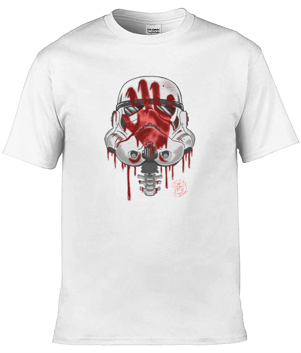 Gildan GD001 Softstyle Adult Ringspun T-Shirt Dead Trooper Neck
