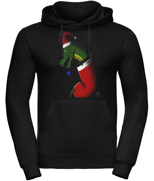 Uneek UC509 Hoodie Christmas Stocking Dragon