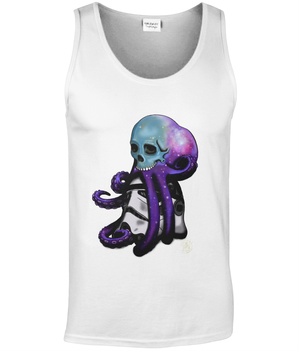 Gildan GD012 Softstyle Adult Tank Top Skully Galaxy