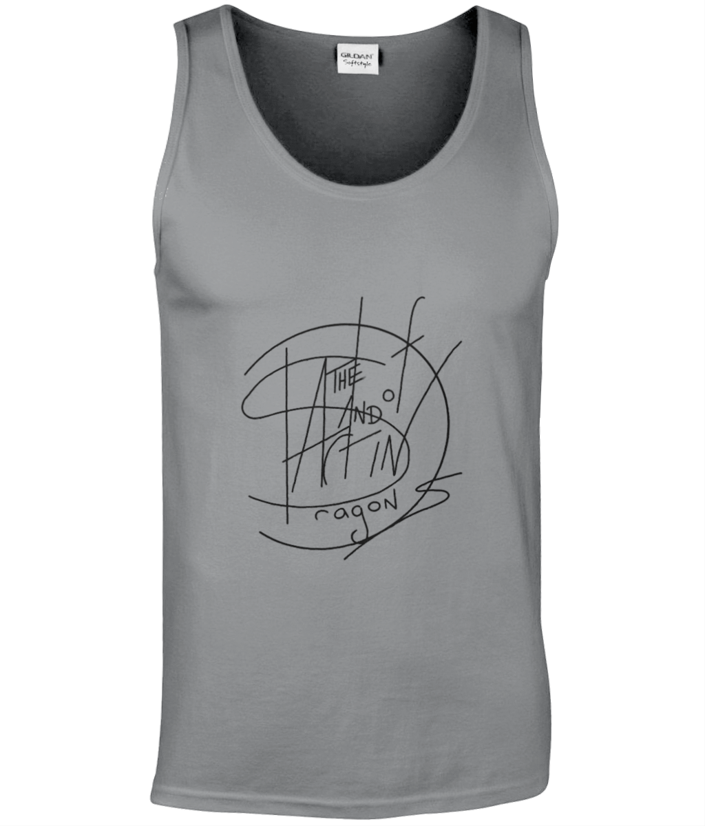 Gildan GD012 Softstyle Adult Tank Top Logo Black (1)