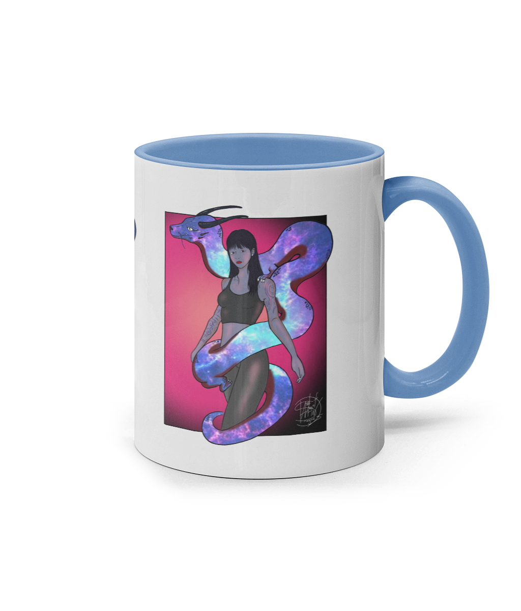 11oz Coloured Inner & Handle Mug Cosmic Twist Cosmic Twist Cosmic Twist