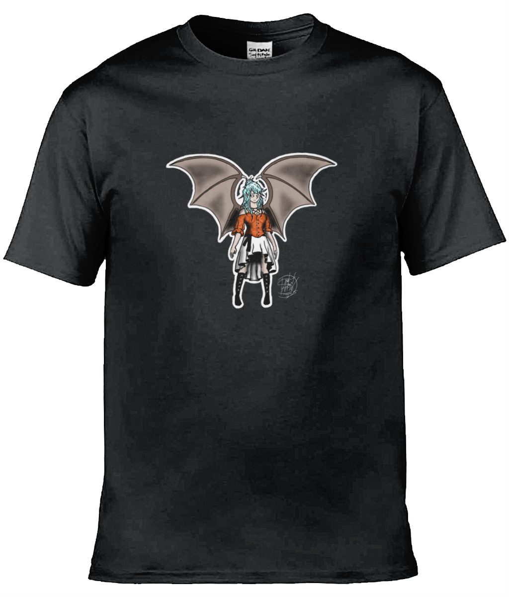 Gildan GD001 Softstyle Adult Ringspun T-Shirt Sapphire Demon Lady