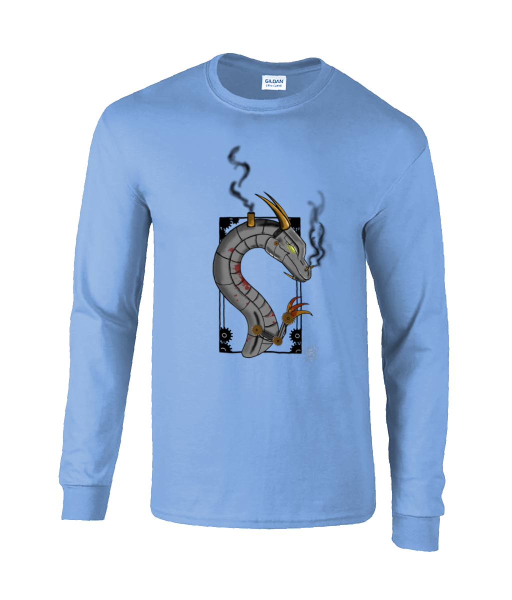 Gildan GD014 Ultra Cotton Adult Long Sleeve T-Shirt Steam Punk