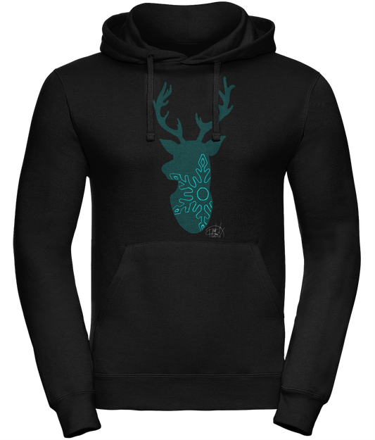Uneek UC509 Hoodie Christmas Reindeer Snowflake
