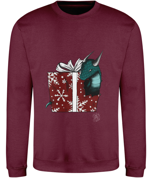 AWDis JH030 Sweatshirt present dragon
