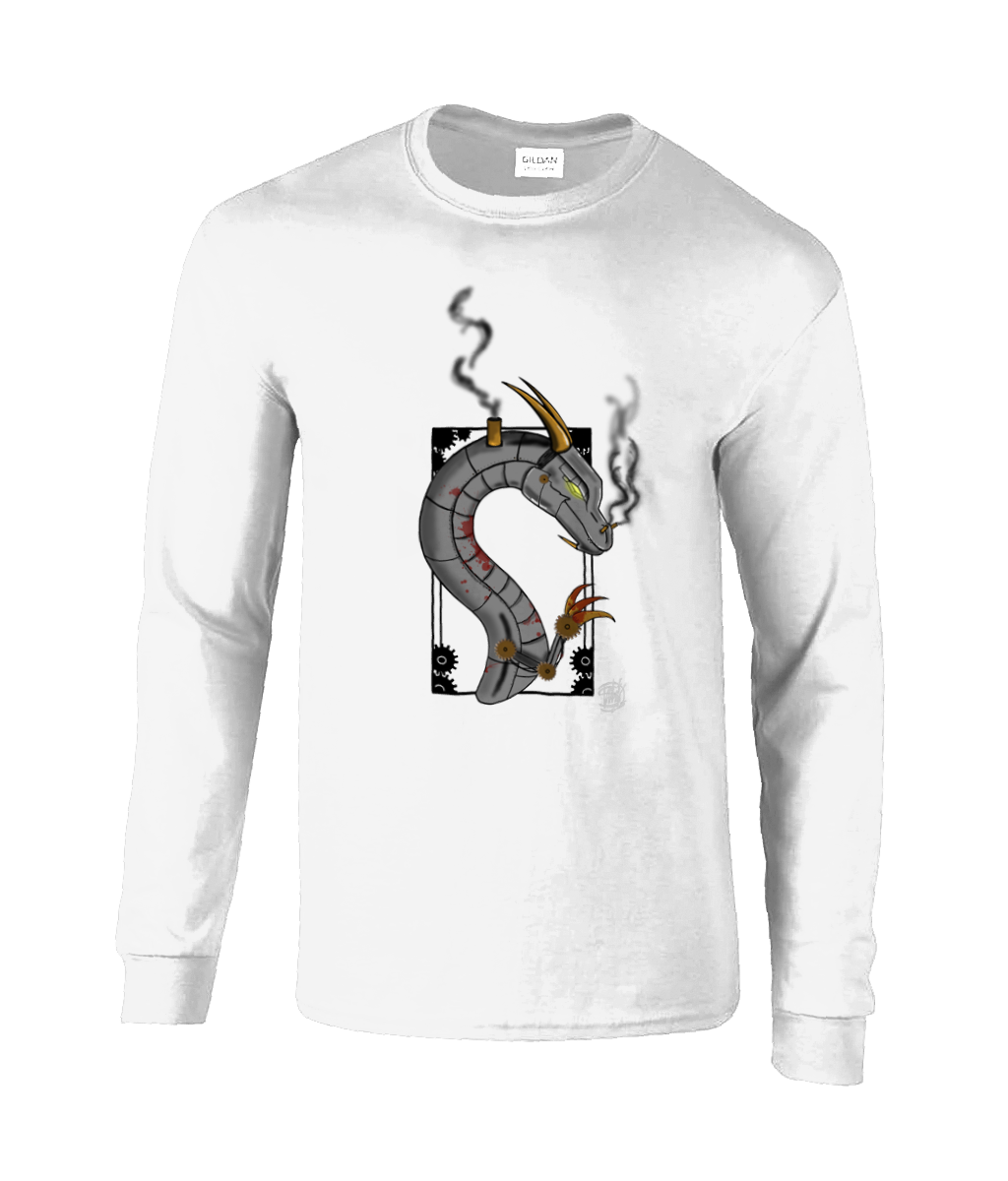 Gildan GD014 Ultra Cotton Adult Long Sleeve T-Shirt Steam Punk
