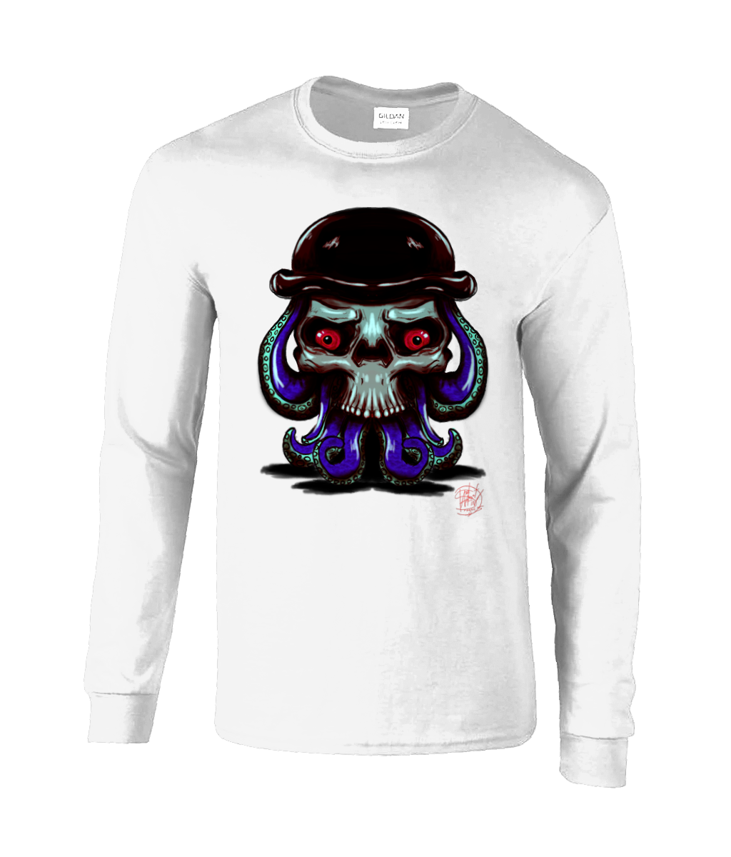 Gildan GD014 Ultra Cotton Adult Long Sleeve T-Shirt Octo Classy Royal Blue