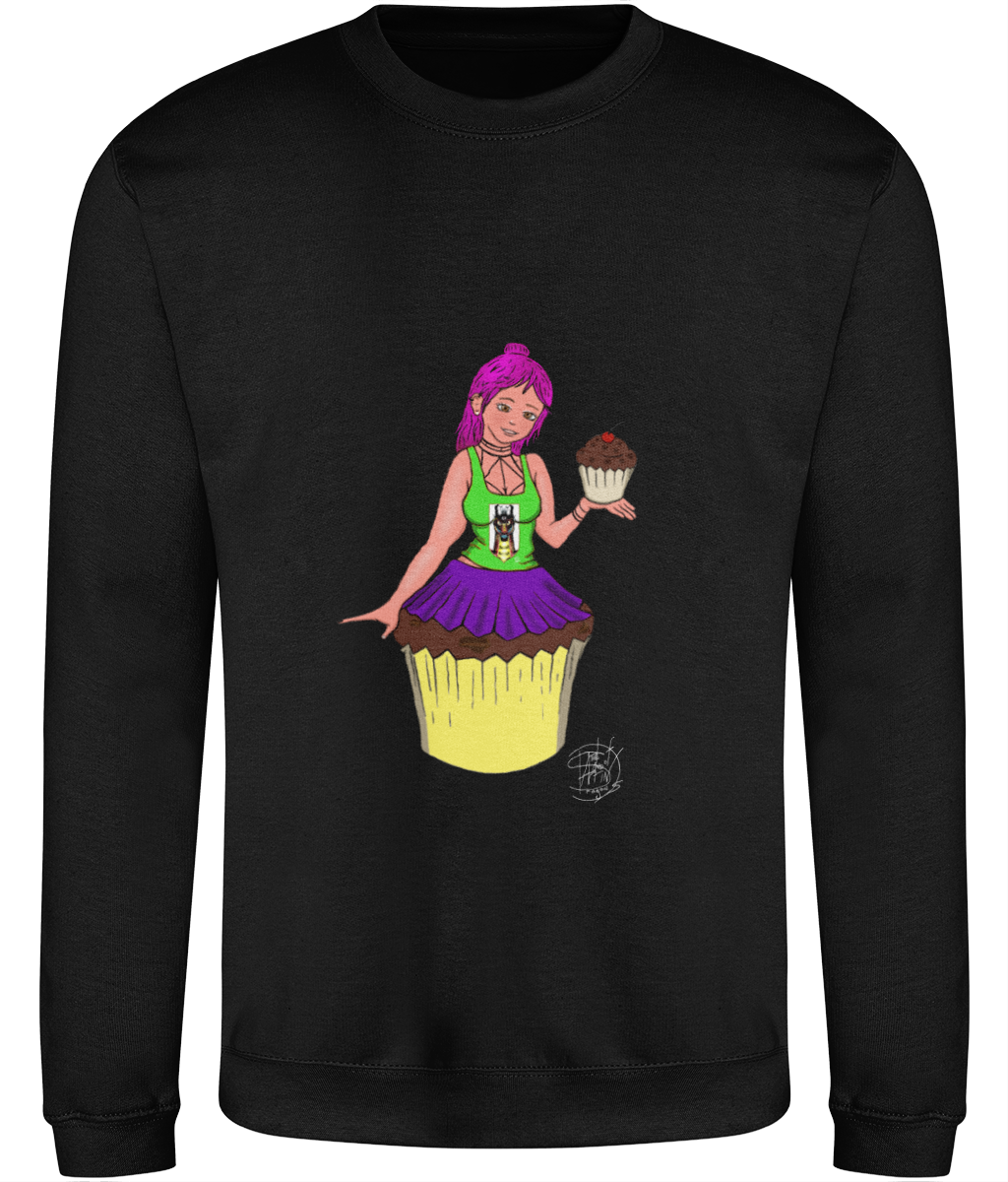 AWDis JH030 Sweatshirt Cupcake Girl 1