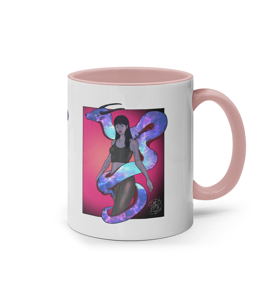 11oz Coloured Inner & Handle Mug Cosmic Twist Cosmic Twist Cosmic Twist