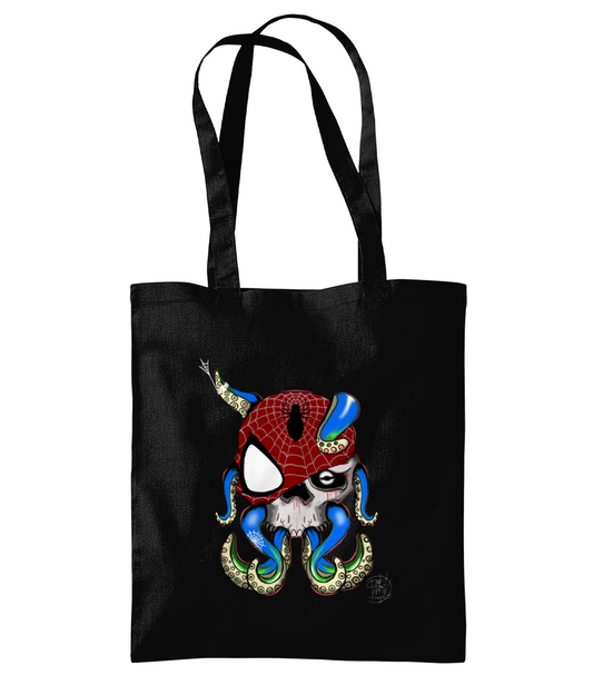 Westford Mill WM261 Organic Premium Cotton Tote Octo Spider