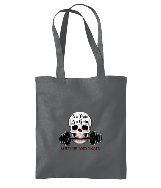 Westford Mill WM261 Organic Premium Cotton Tote No Pain No Gain