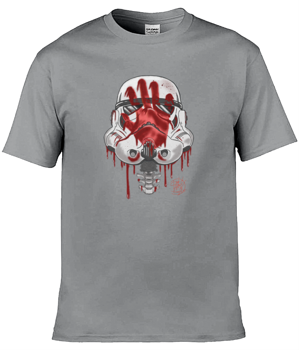 Gildan GD001 Softstyle Adult Ringspun T-Shirt Dead Trooper Neck