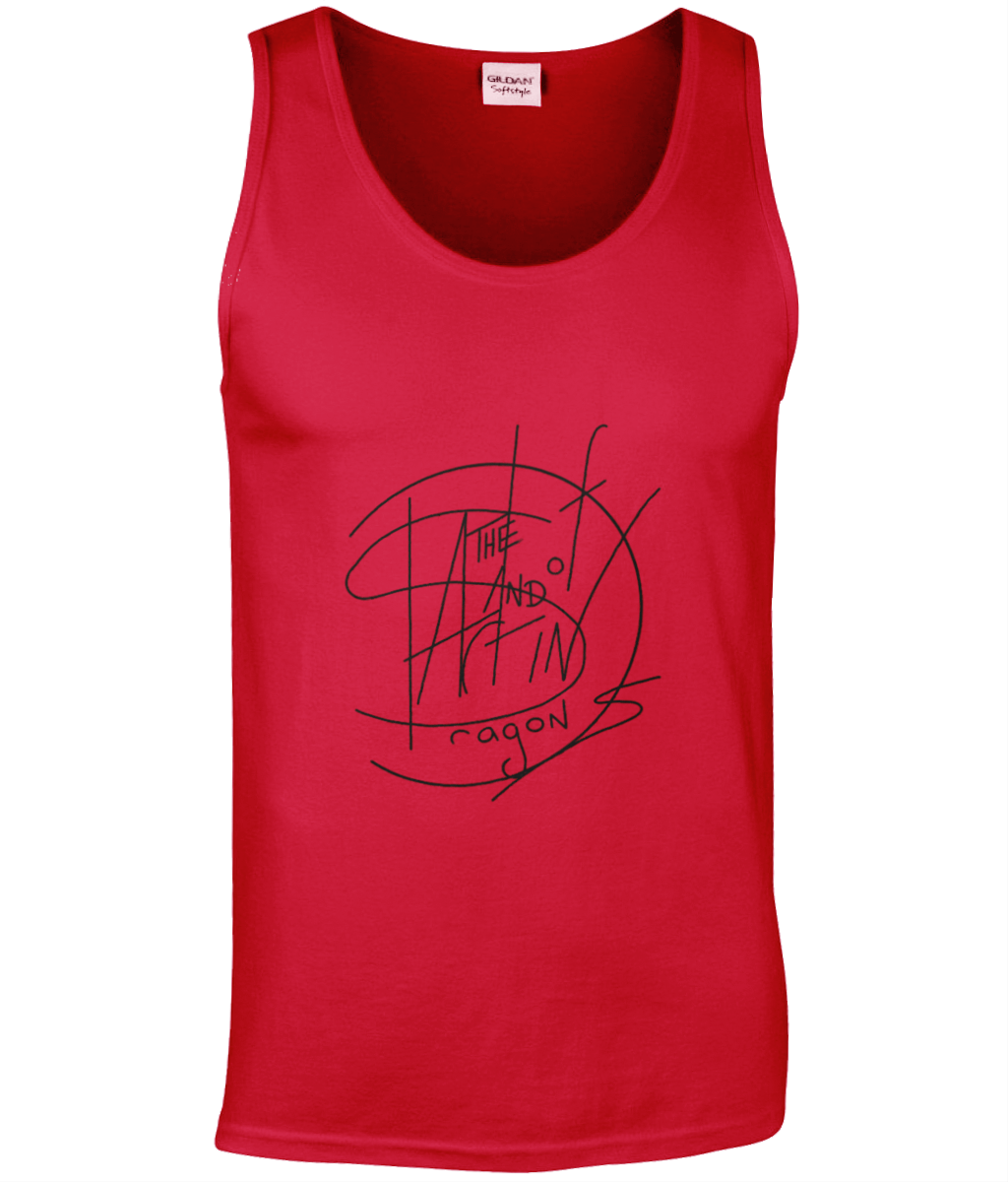 Gildan GD012 Softstyle Adult Tank Top Logo Black (1)