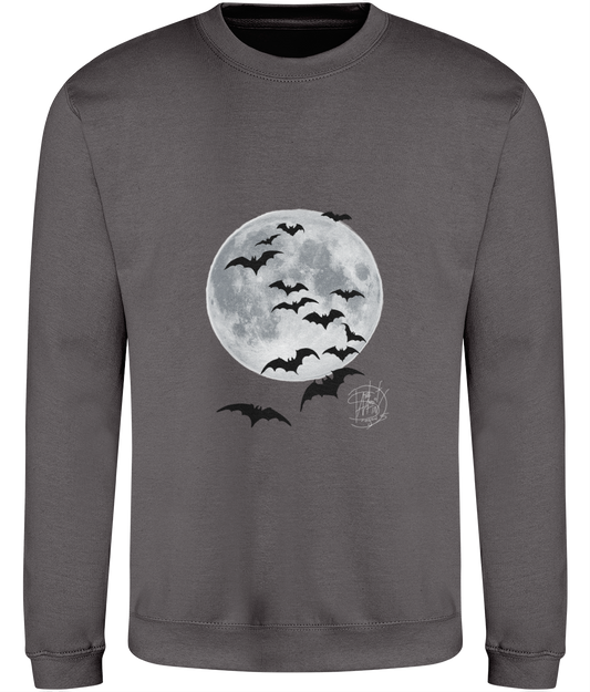 AWDis JH030 Sweatshirt Halloween Bats