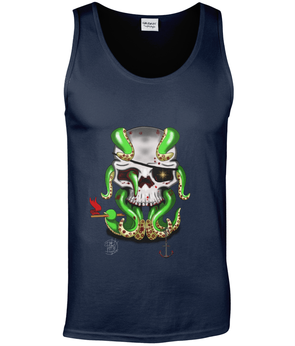 Gildan GD012 Softstyle Adult Tank Top Octo Sailor