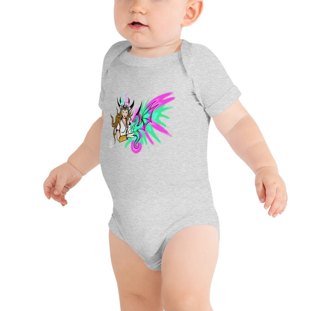 Baby short sleeve one piece Dragon Queen