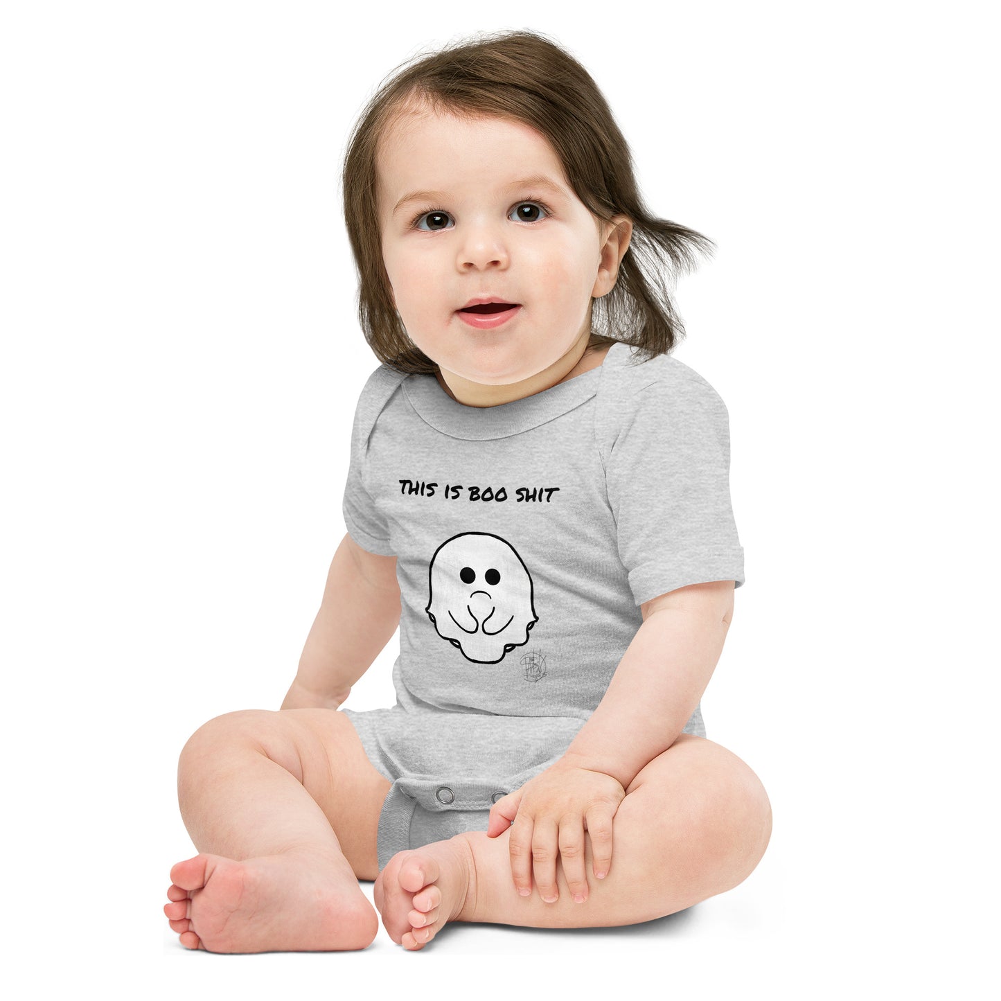 Baby short sleeve one piece Halloween Boo