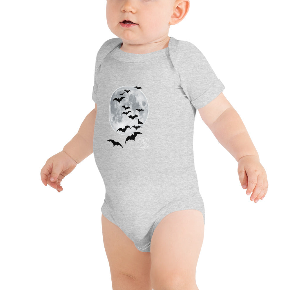 Baby short sleeve one piece Halloween Bats