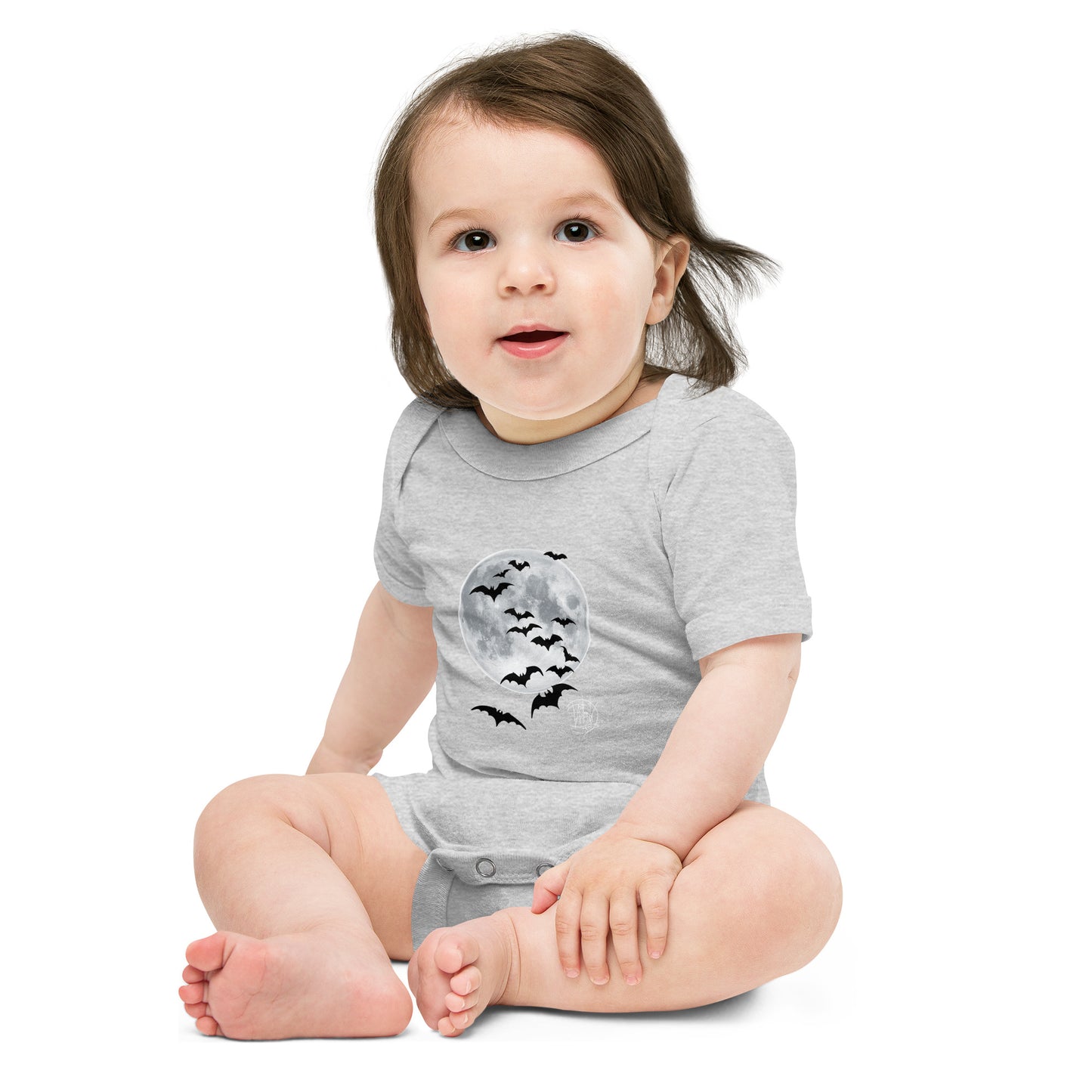 Baby short sleeve one piece Halloween Bats