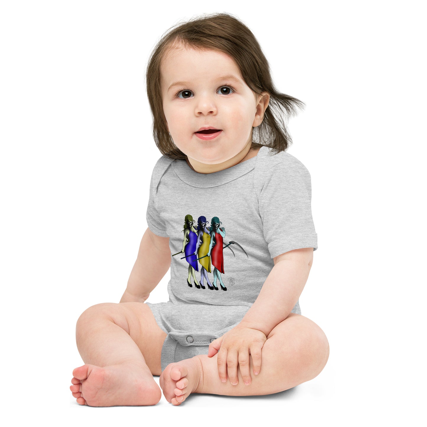 Baby short sleeve one piece Lady Death Triple