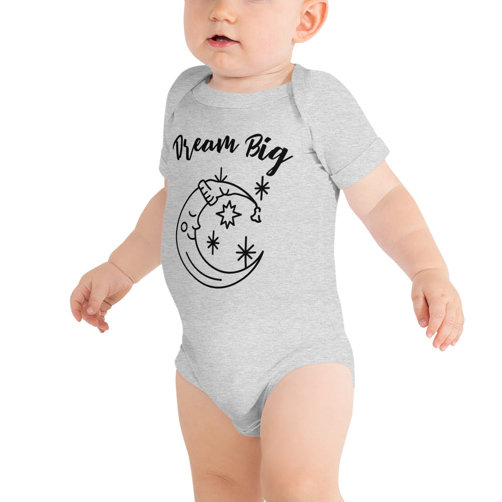 Baby short sleeve one piece Dream Big