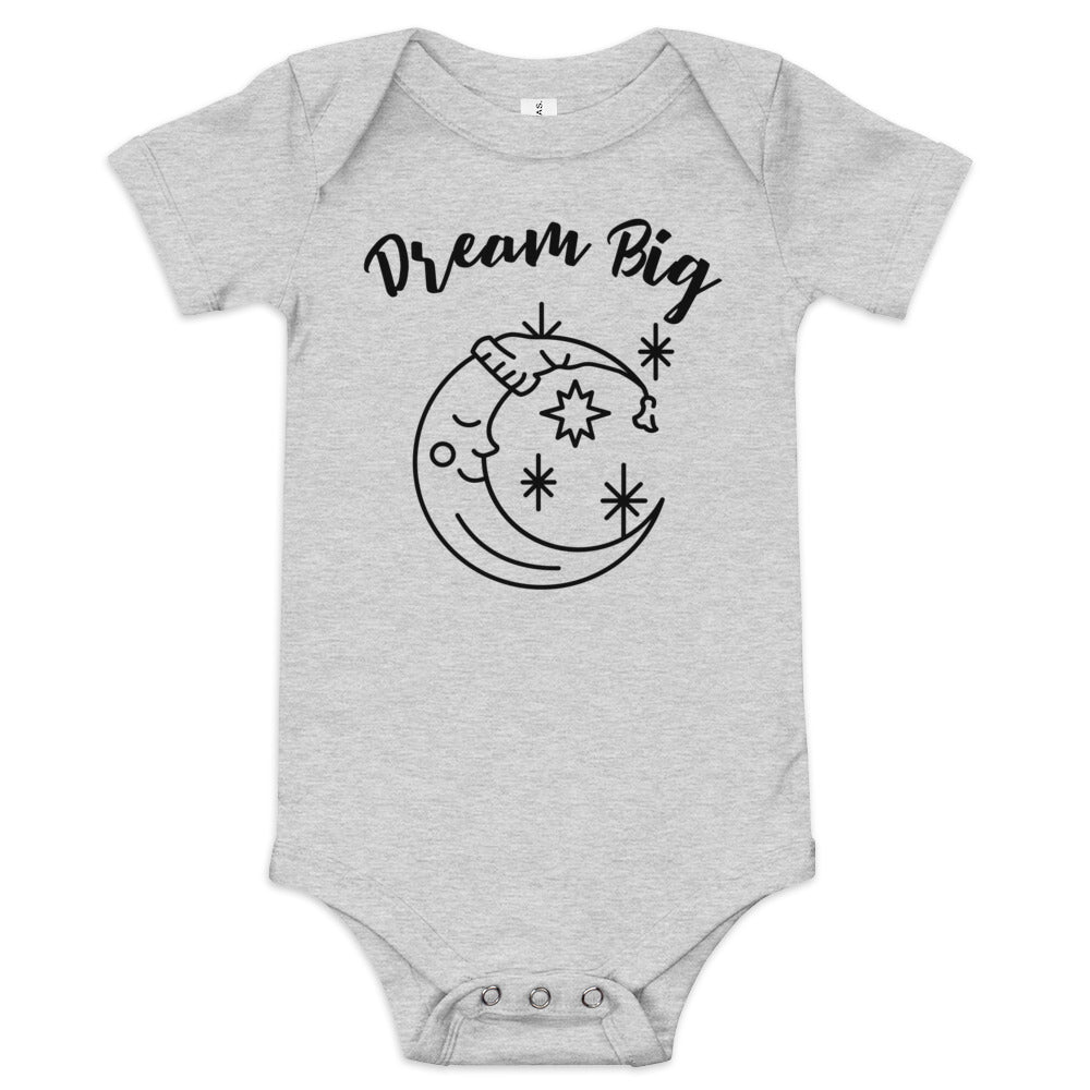 Baby short sleeve one piece Dream Big