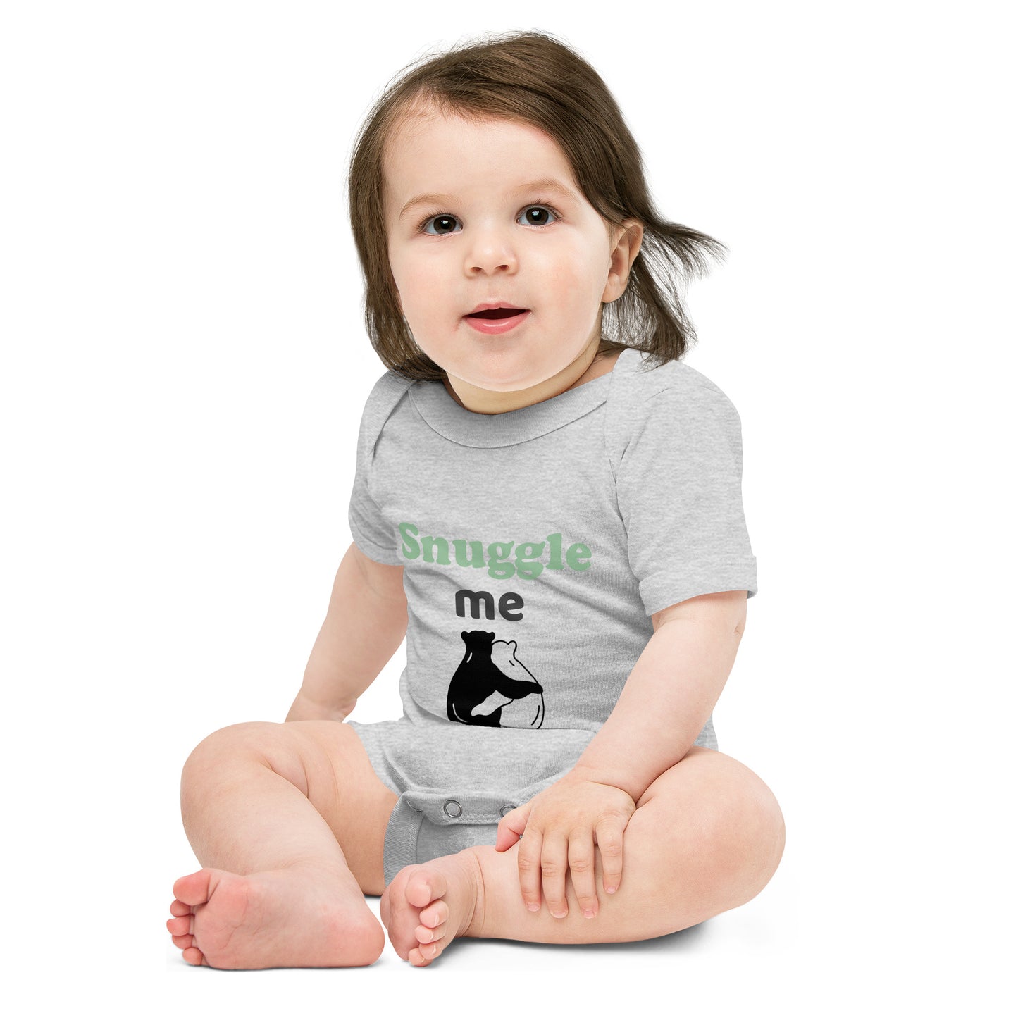 Baby short sleeve one piece Snuggle Me