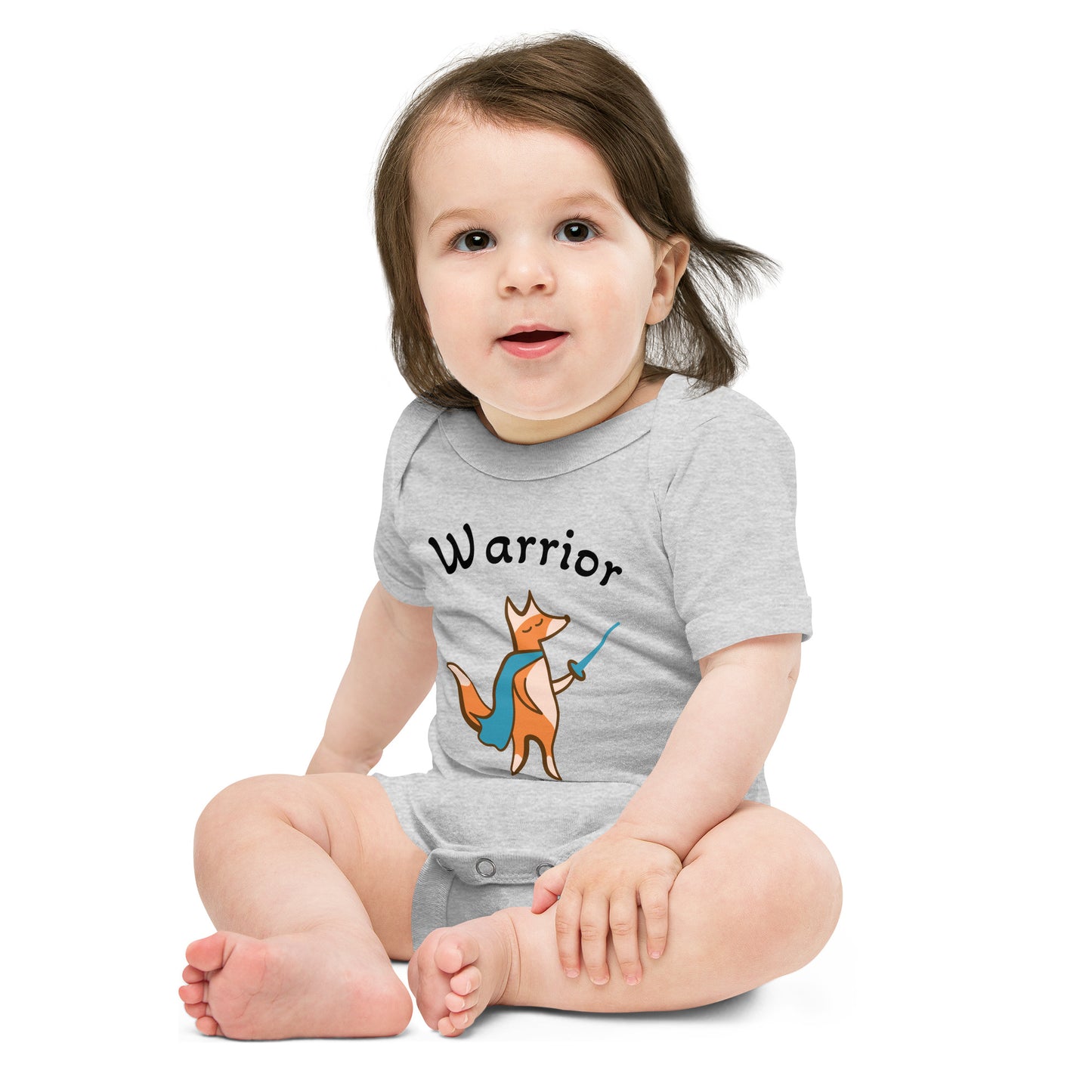 Baby short sleeve one piece Warrior