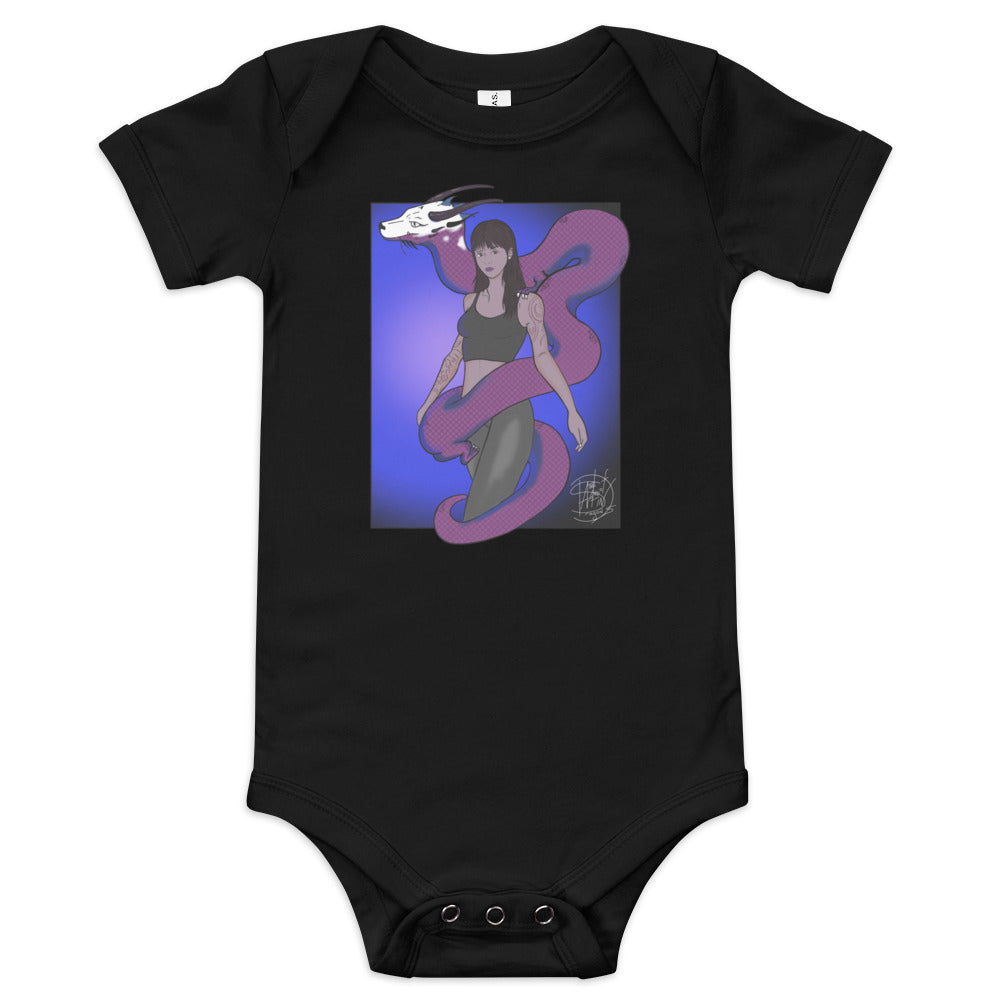 Baby short sleeve one piece Halloween Twist
