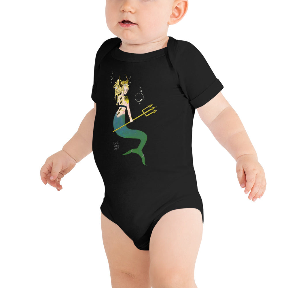 Baby short sleeve one piece Royal May Mermaid