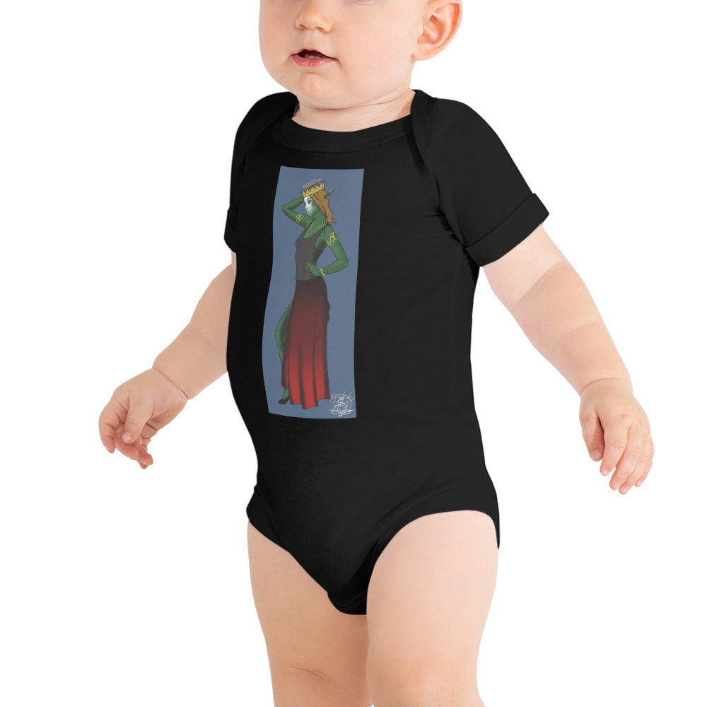 Baby short sleeve one piece Orc Queen