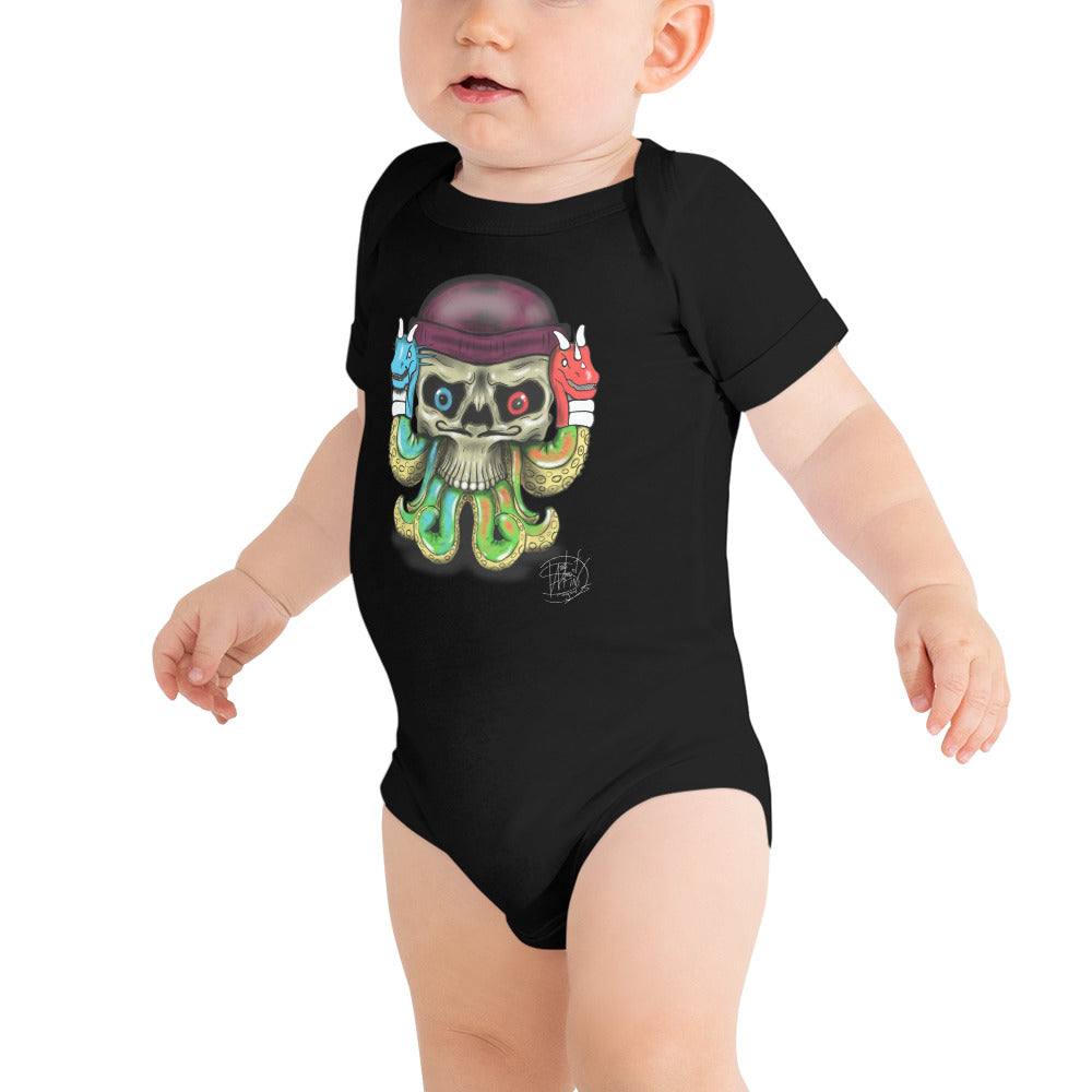 Baby short sleeve one piece Octo Puppets