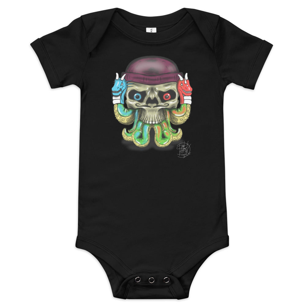 Baby short sleeve one piece Octo Puppets