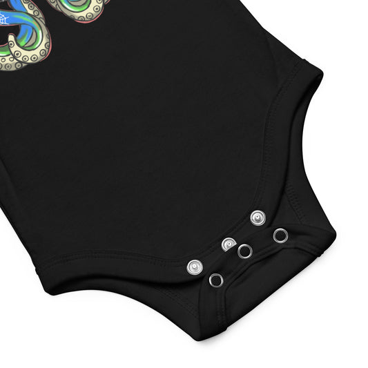 Baby short sleeve one piece Octo Spider