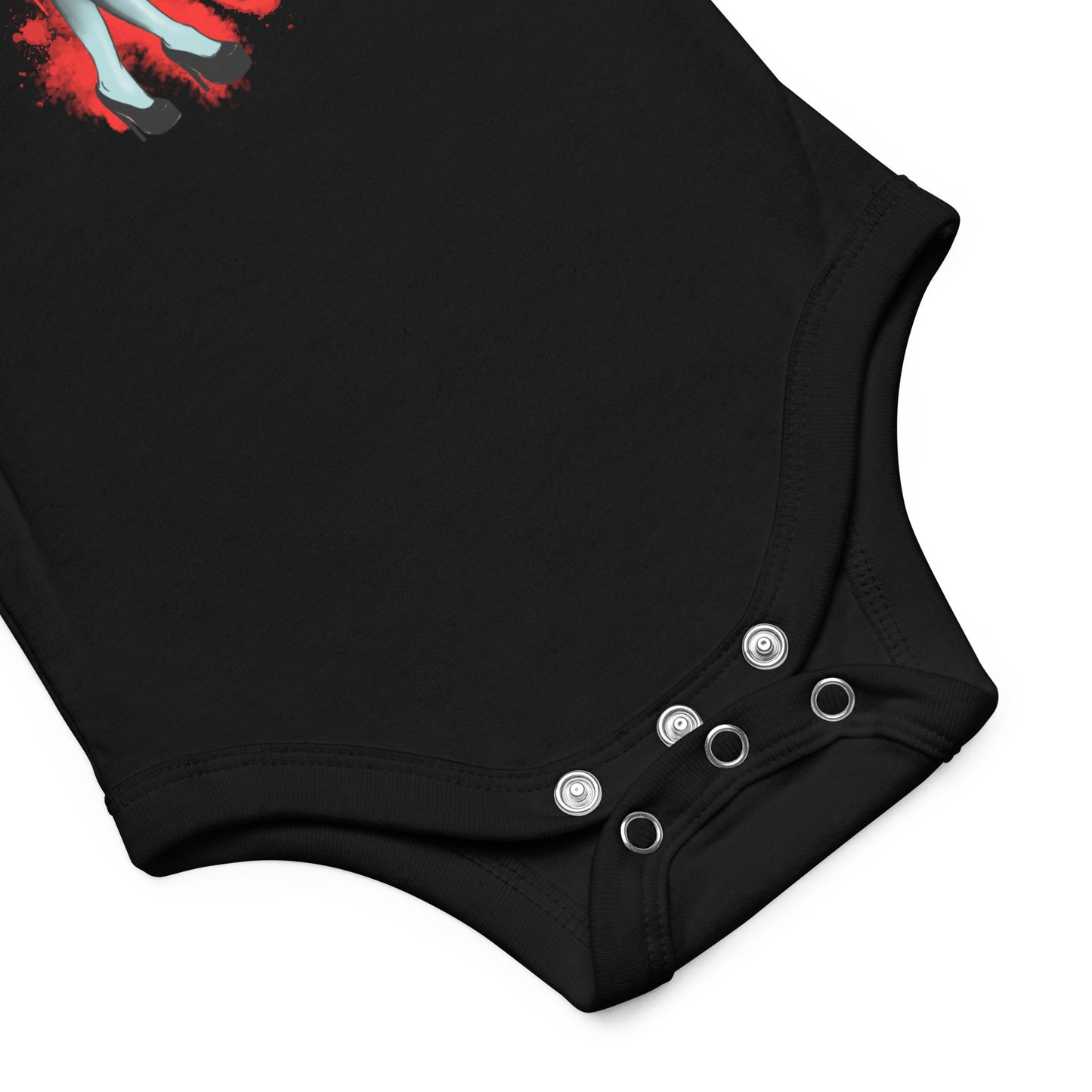 Baby short sleeve one piece Lady Death Red Blood Splat
