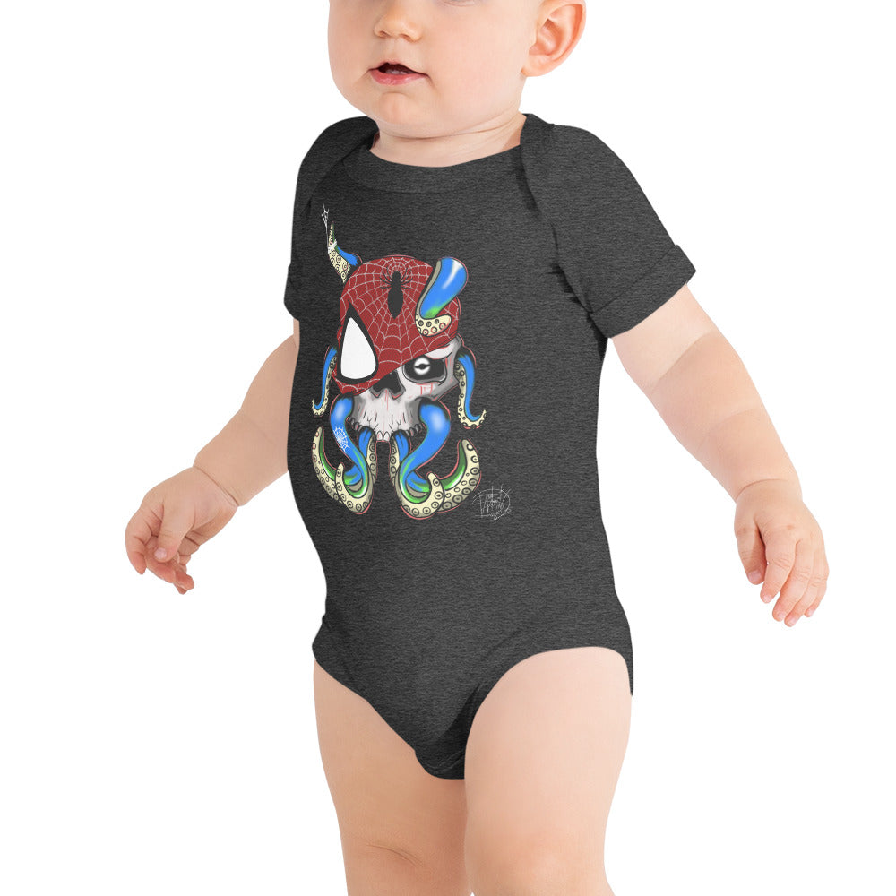 Baby short sleeve one piece Octo Spider