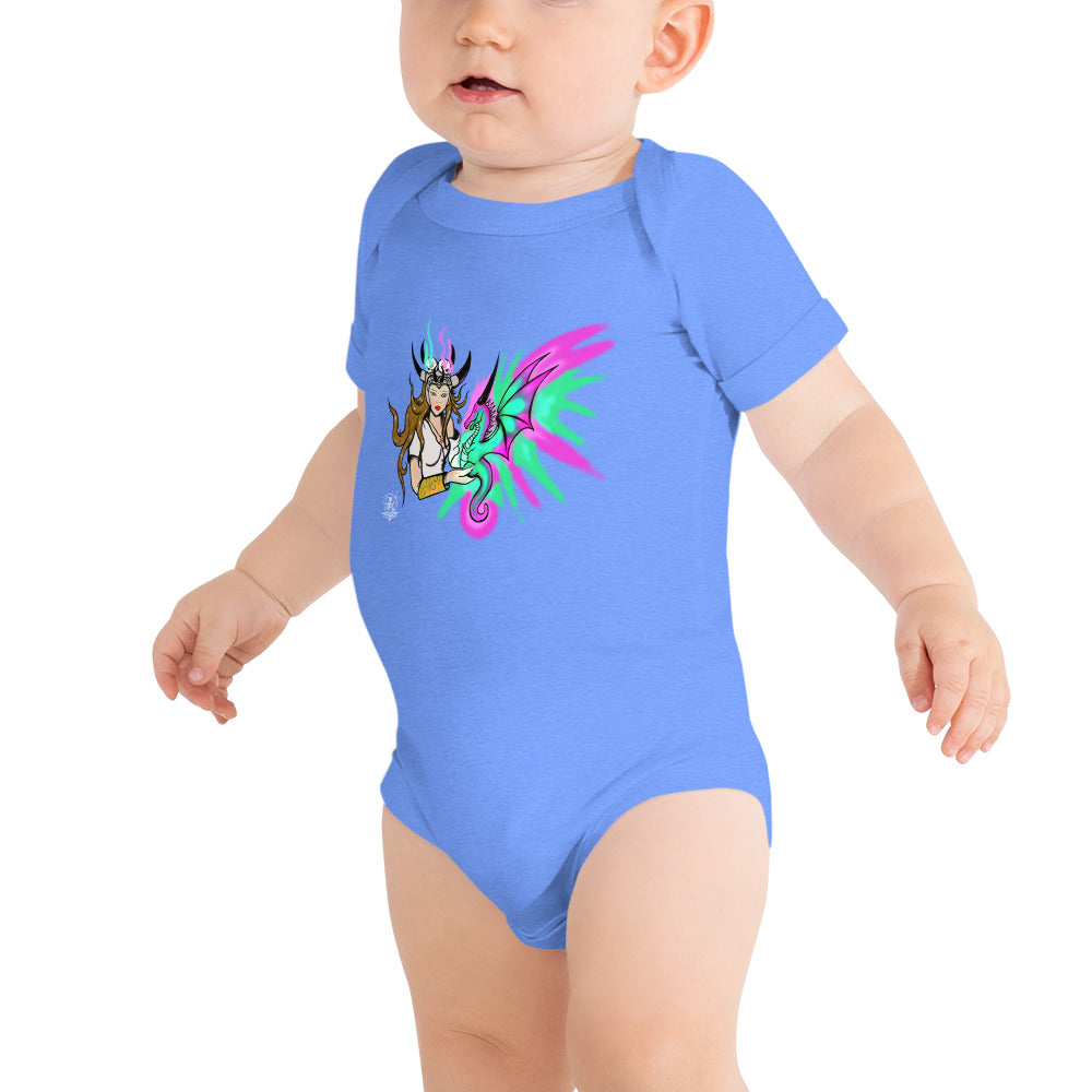 Baby short sleeve one piece Dragon Queen