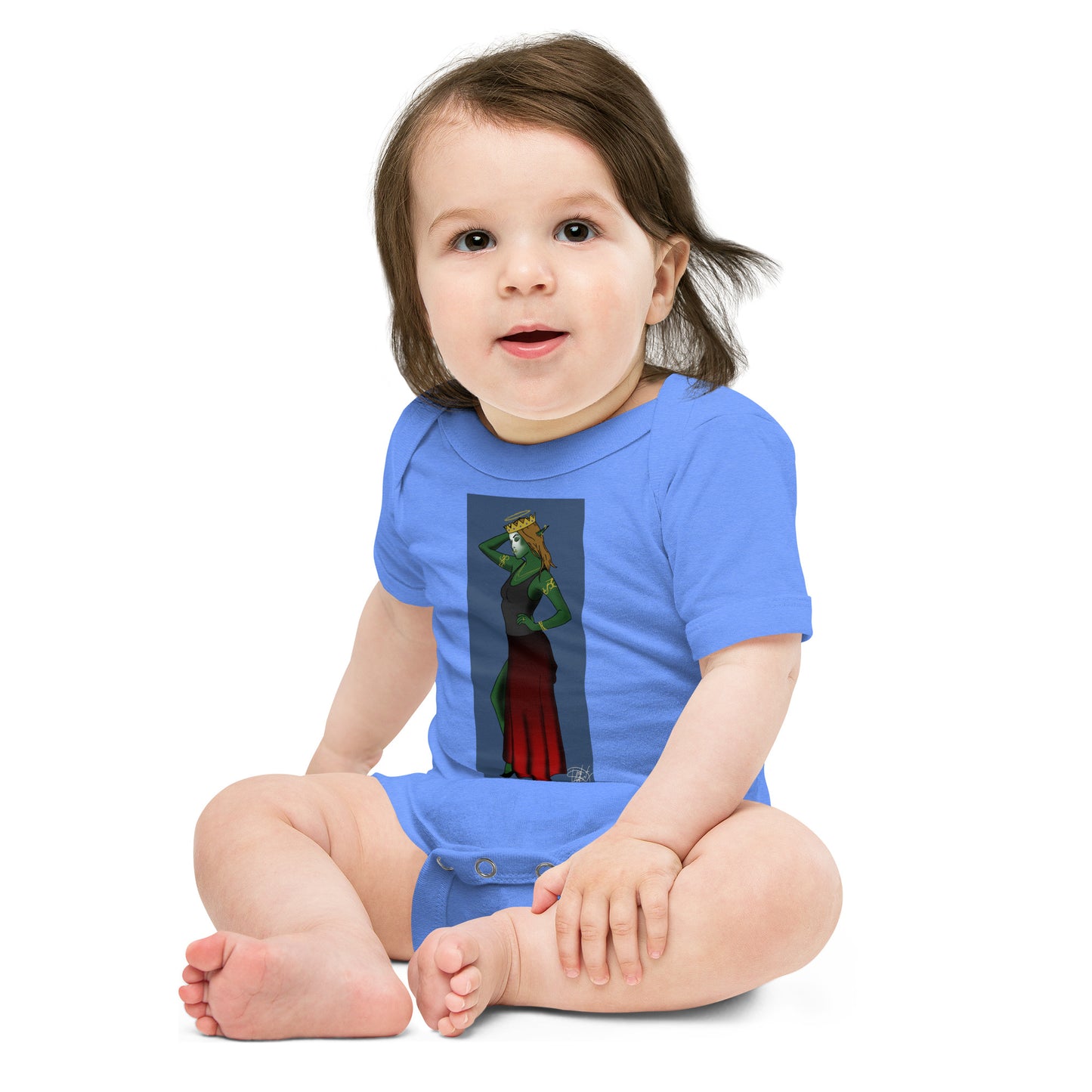 Baby short sleeve one piece Orc Queen