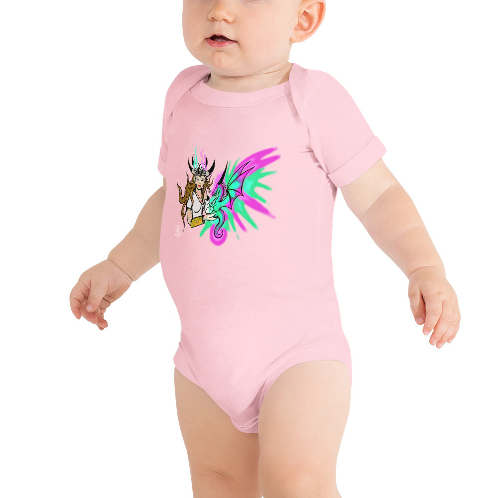 Baby short sleeve one piece Dragon Queen