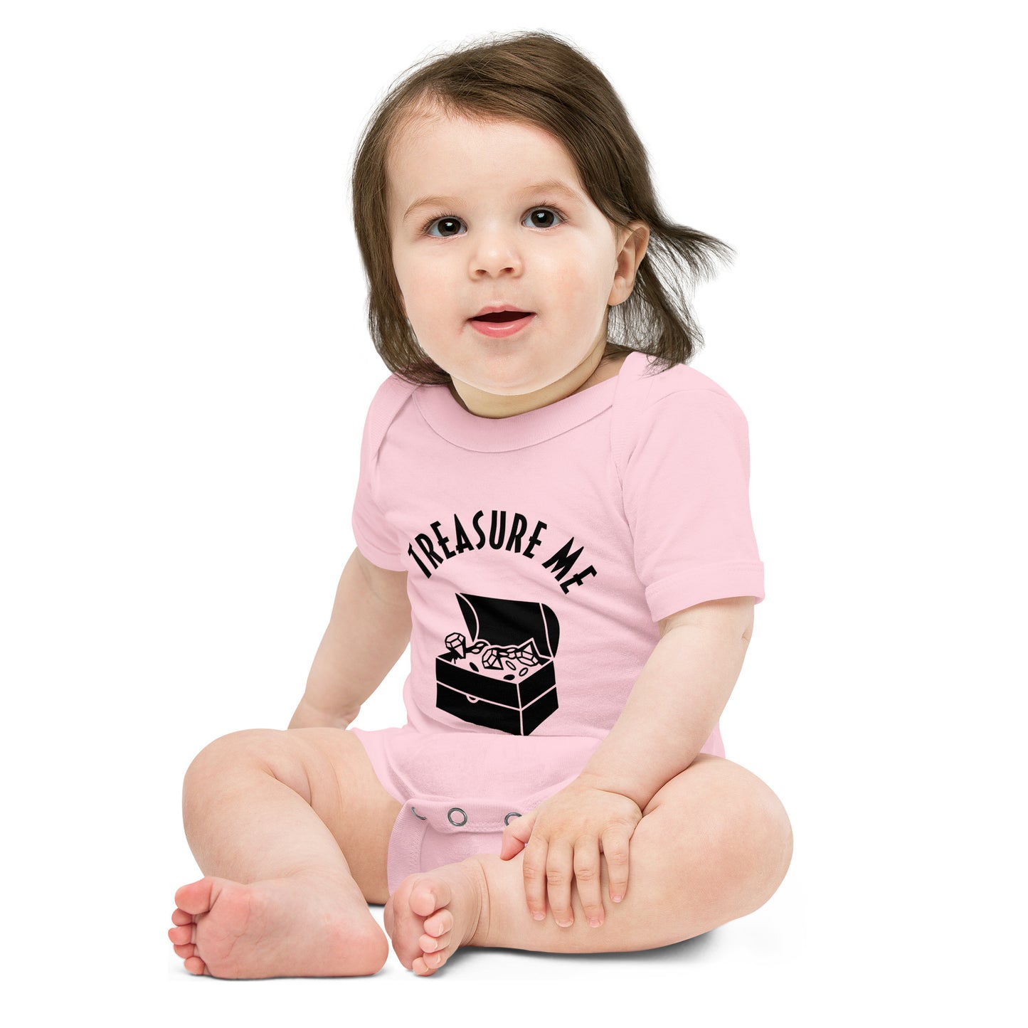 Baby short sleeve one piece Treasure Me